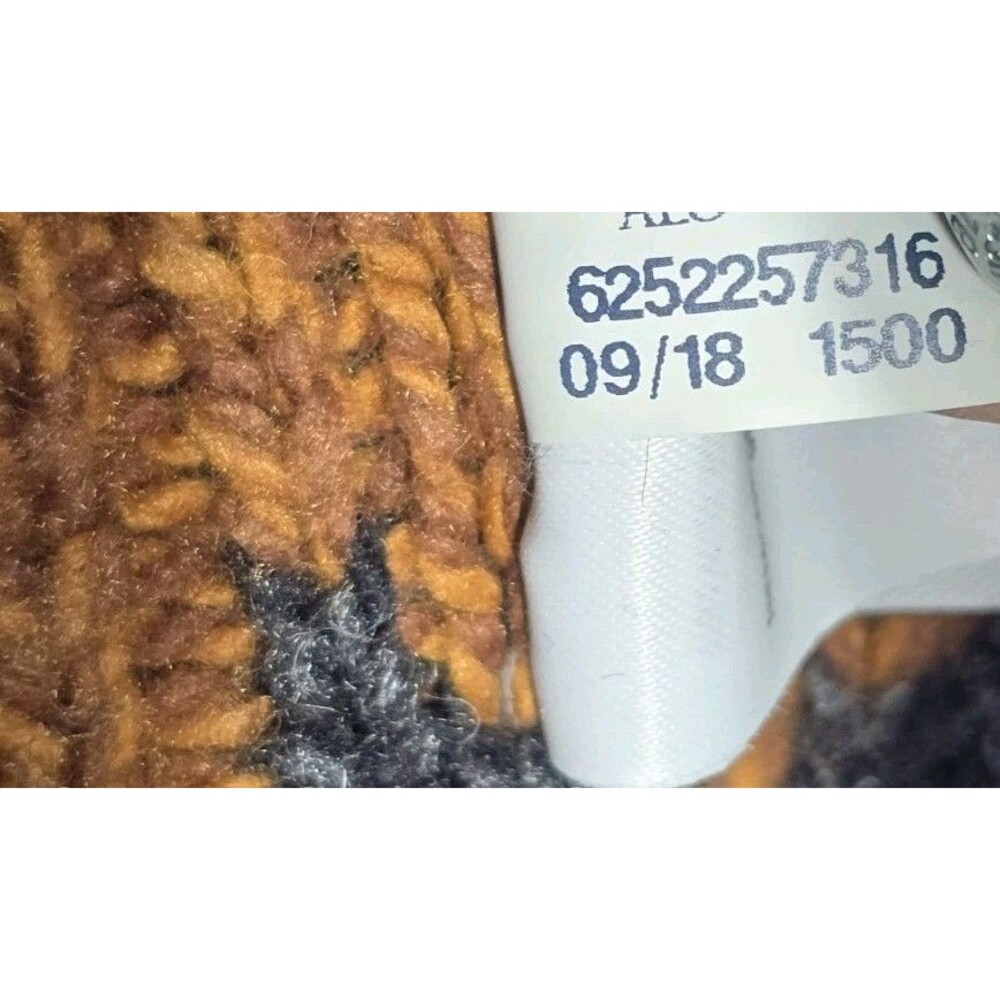 American Eagle Women’s Wool Blend Aztec Southwest Zip Knit Sweater Jacket S/P... - Picture 13 of 14